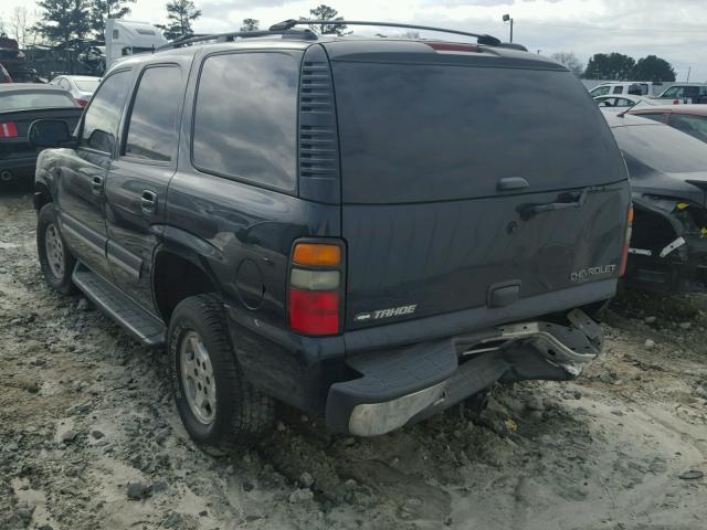 1GNEC13T35J237616 - 2005 CHEVROLET TAHOE C150 BLUE photo 3