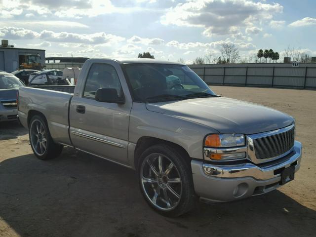 1GTEC14TX6Z127611 - 2006 GMC NEW SIERRA SILVER photo 1