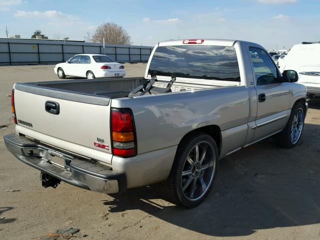 1GTEC14TX6Z127611 - 2006 GMC NEW SIERRA SILVER photo 4