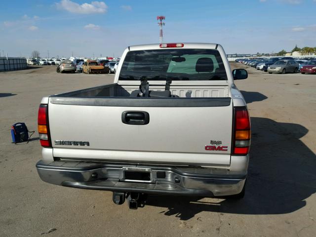 1GTEC14TX6Z127611 - 2006 GMC NEW SIERRA SILVER photo 6