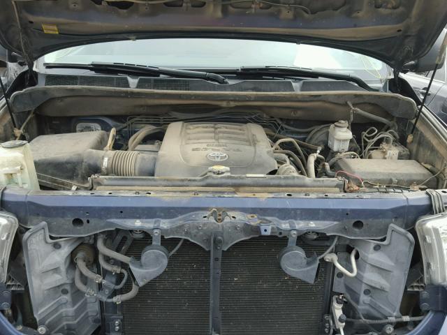 5TFBY5F16DX299263 - 2013 TOYOTA TUNDRA DOU BLUE photo 7