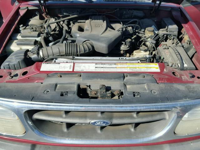 1FMZU63E31ZA57694 - 2001 FORD EXPLORER X BURGUNDY photo 7