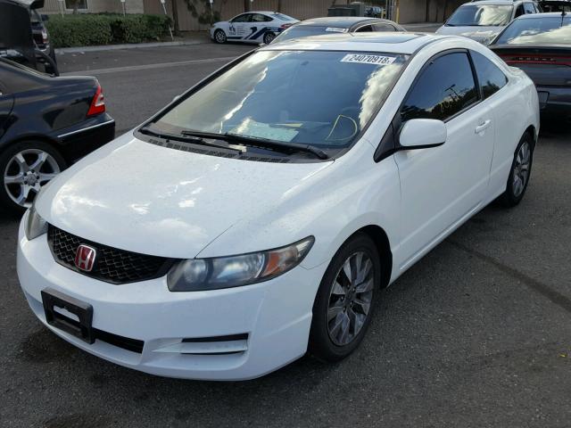 2HGFG1B86AH529210 - 2010 HONDA CIVIC EX WHITE photo 2