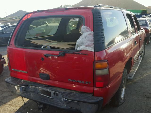 3GNEC16T22G182617 - 2002 CHEVROLET AVALANCHE RED photo 4