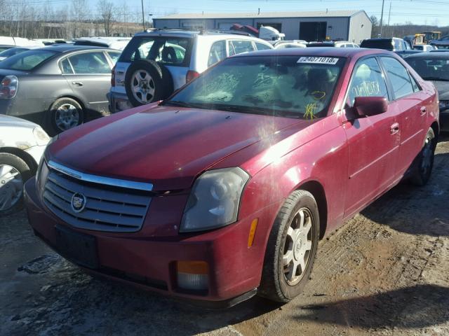 1G6DM577240120381 - 2004 CADILLAC CTS RED photo 2