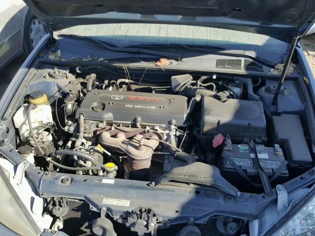 4T1BE32K34U937347 - 2004 TOYOTA CAMRY LE BLUE photo 7