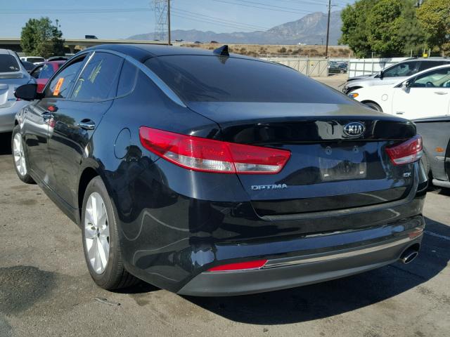 5XXGU4L31GG039687 - 2016 KIA OPTIMA EX BLACK photo 3