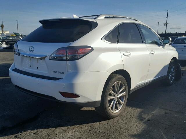 JTJZK1BA2F2426022 - 2015 LEXUS RX 350 WHITE photo 4