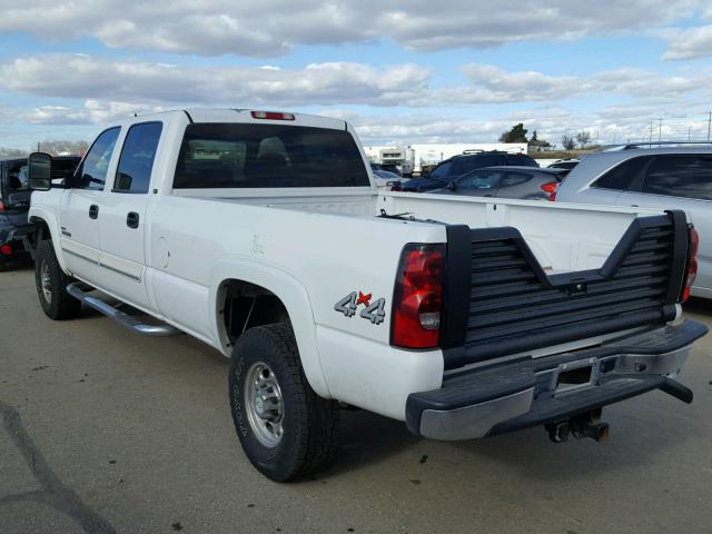 1GCHK23D16F220311 - 2006 CHEVROLET SILVERADO WHITE photo 3