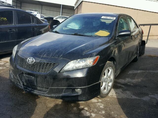 4T1BE46KX8U787775 - 2008 TOYOTA CAMRY CE BLACK photo 2