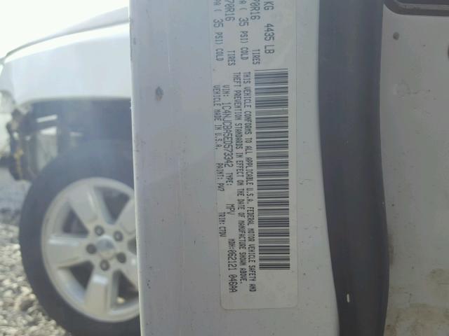 1C4NJCBA5ED573342 - 2014 JEEP COMPASS SP WHITE photo 10