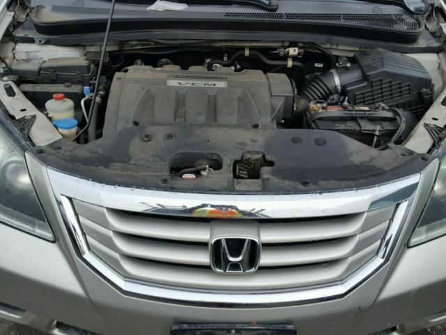 5FNRL38628B416234 - 2008 HONDA ODYSSEY EX SILVER photo 7