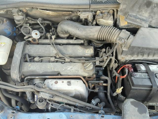 3FAFP37322R180906 - 2002 FORD FOCUS ZX5 BLUE photo 7