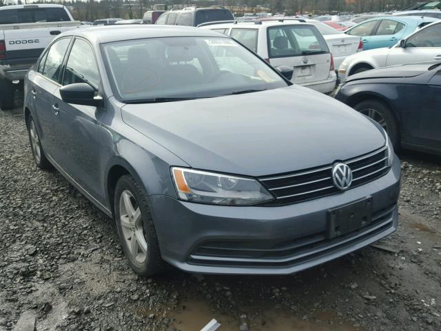 3VW267AJ7GM362760 - 2016 VOLKSWAGEN JETTA S GRAY photo 1