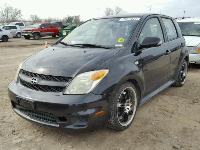 JTKKT624X65001390 - 2006 TOYOTA SCION XA BLACK photo 2