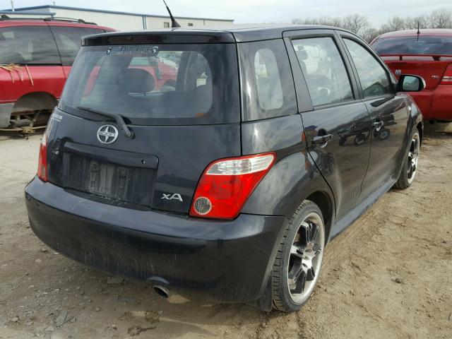 JTKKT624X65001390 - 2006 TOYOTA SCION XA BLACK photo 4