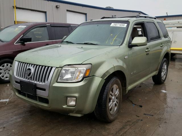 4M2CU97168KJ25504 - 2008 MERCURY MARINER PR GREEN photo 2