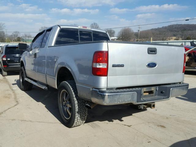 1FTPX14544FA05114 - 2004 FORD F150 SILVER photo 3