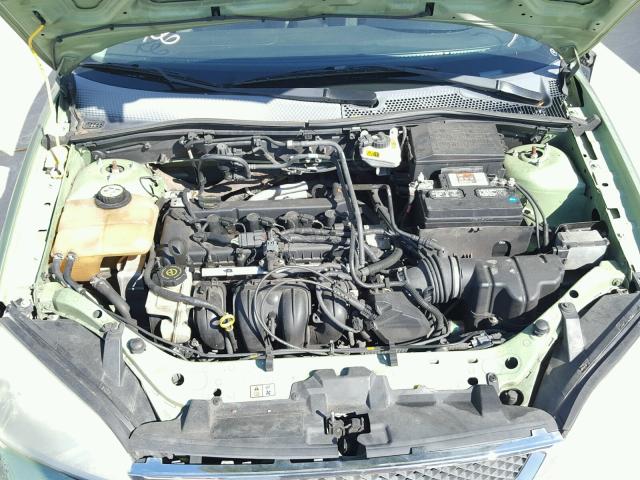 1FAFP34N17W118231 - 2007 FORD FOCUS ZX4 GREEN photo 7