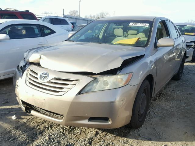 4T1BE46K97U053501 - 2007 TOYOTA CAMRY NEW GOLD photo 2