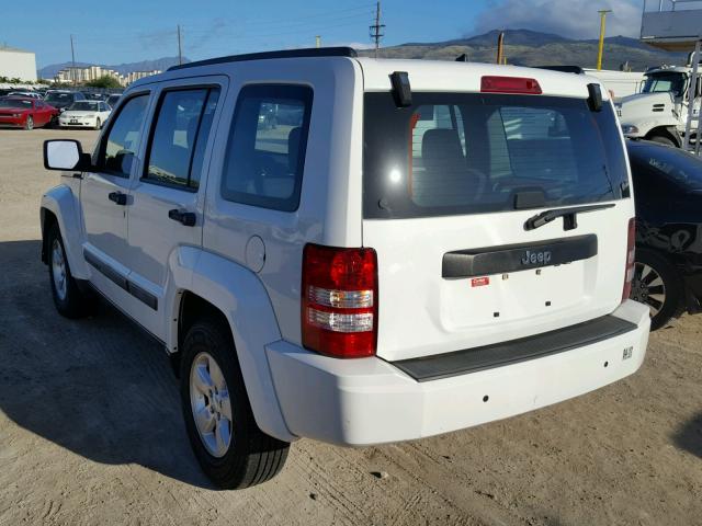 1J4PP2GK2AW117875 - 2010 JEEP LIBERTY SP WHITE photo 3