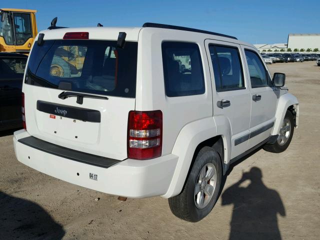 1J4PP2GK2AW117875 - 2010 JEEP LIBERTY SP WHITE photo 4