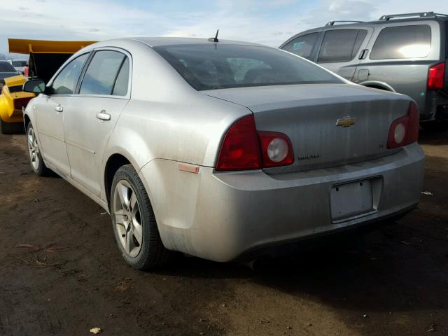 1G1ZH57B58F180047 - 2008 CHEVROLET MALIBU 1LT 银色 照片 3
