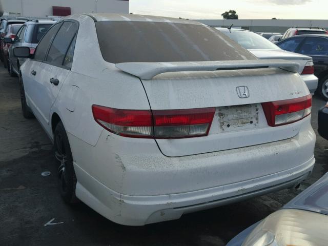 1HGCM551X4A023447 - 2004 HONDA ACCORD DX WHITE photo 3