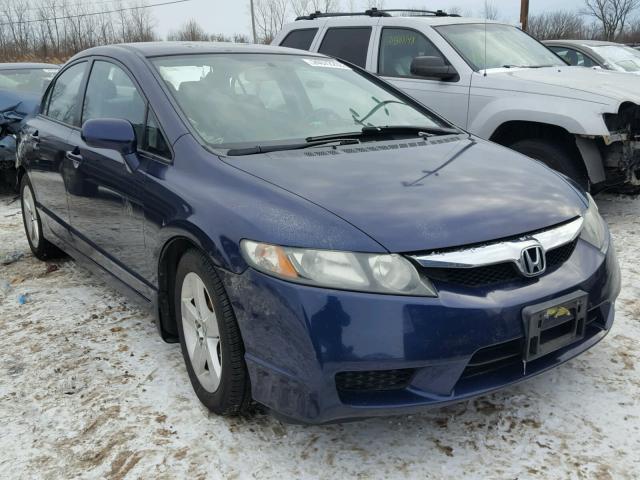 2HGFA16649H501010 - 2009 HONDA CIVIC BLUE photo 1