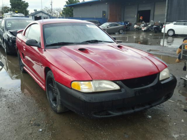 1FALP42XXTF140705 - 1996 FORD MUSTANG GT RED photo 1