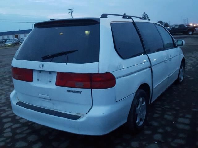 2HKRL18601H530941 - 2001 HONDA ODYSSEY EX WHITE photo 4