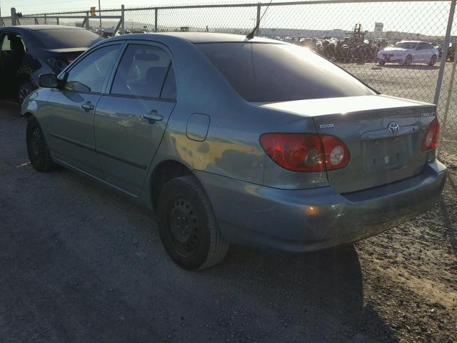 1NXBR32E36Z725601 - 2006 TOYOTA COROLLA TEAL photo 3