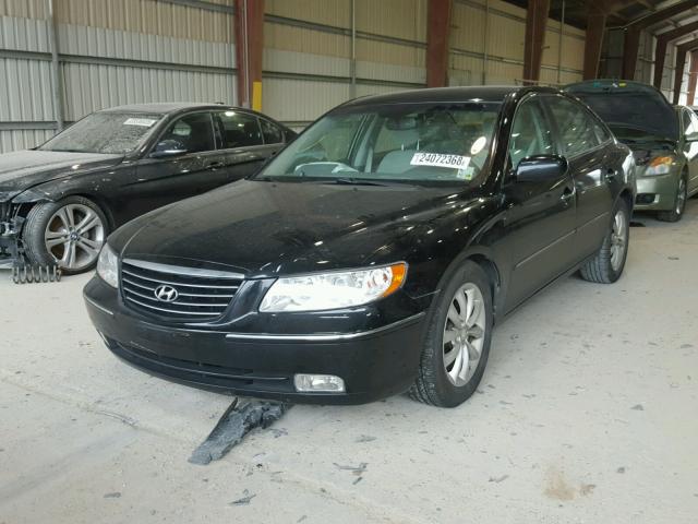 KMHFC46D88A328416 - 2008 HYUNDAI AZERA GLS BLACK photo 2