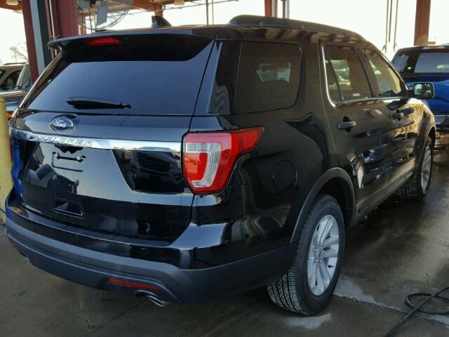 1FM5K7B86HGD72095 - 2017 FORD EXPLORER BLACK photo 4