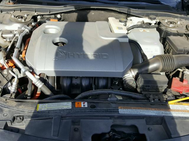 3FADP0L32BR329648 - 2011 FORD FUSION HYB GRAY photo 7