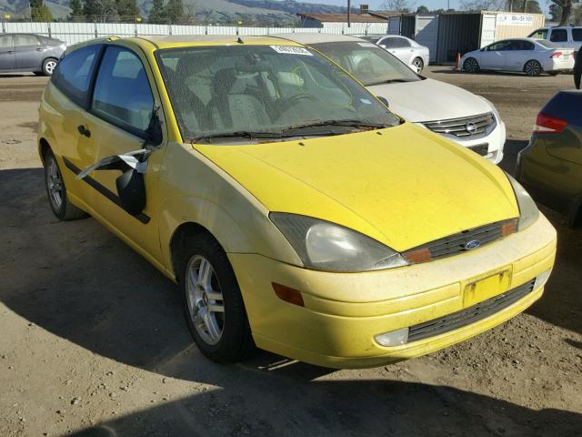 3FAFP31303R120827 - 2003 FORD FOCUS ZX3 YELLOW photo 1