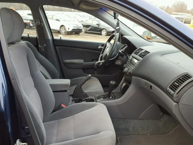 1HGCM56344A062373 - 2004 HONDA ACCORD LX BLUE photo 5