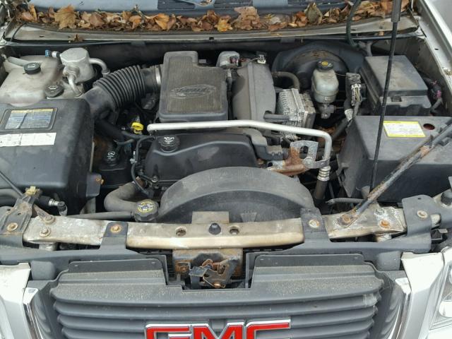 1GKET12SX56192036 - 2005 GMC ENVOY XUV SILVER photo 7