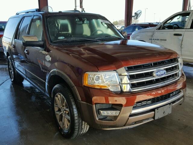 1FMJK1HT4HEA63194 - 2017 FORD EXPEDITION MAROON photo 1