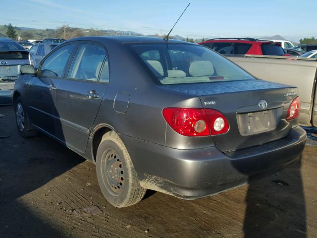 1NXBR32EX5Z452655 - 2005 TOYOTA COROLLA CE CHARCOAL photo 3