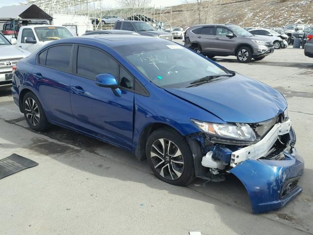 19XFB2F98DE064046 - 2013 HONDA CIVIC EXL Mavi foto 1