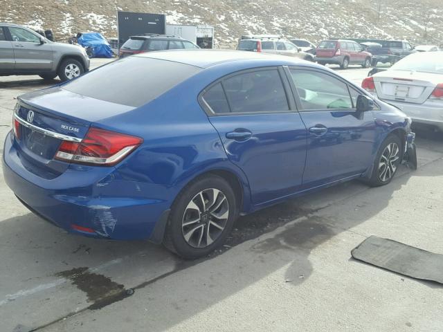 19XFB2F98DE064046 - 2013 HONDA CIVIC EXL Mavi foto 4