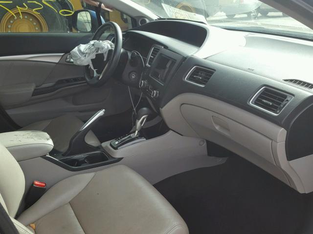 19XFB2F98DE064046 - 2013 HONDA CIVIC EXL Mavi foto 5