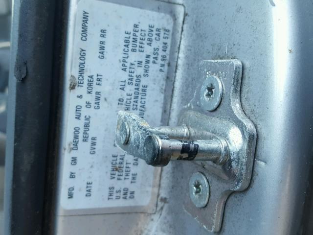 KL5JD56Z48K754746 - 2008 SUZUKI FORENZA BA SILVER photo 10