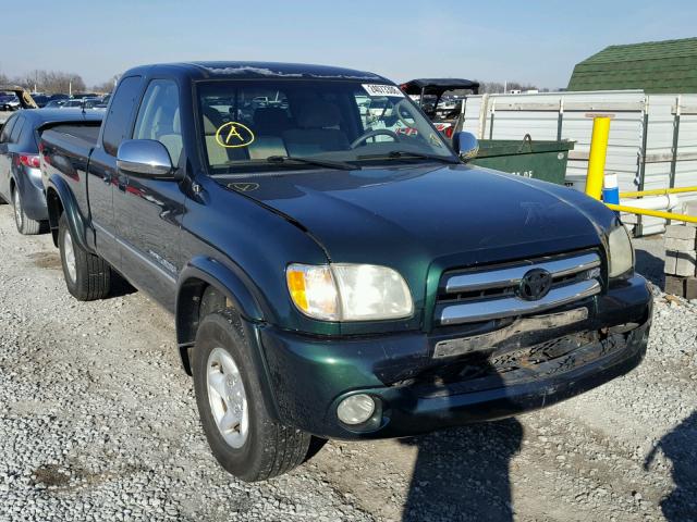 5TBBT44143S347481 - 2003 TOYOTA TUNDRA ACC GREEN photo 1