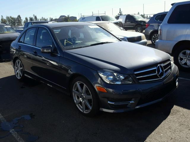 WDDGF4HB7EA963088 - 2014 MERCEDES-BENZ C 250 GRAY photo 1