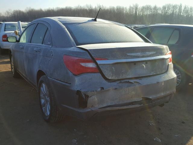 1C3CCBBB1DN745254 - 2013 CHRYSLER 200 TOURIN GRAY photo 3