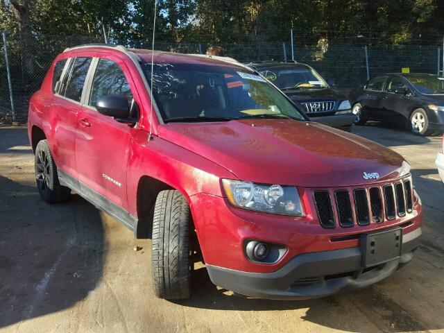 1C4NJDEB0DD236229 - 2013 JEEP COMPASS LA BURGUNDY photo 1