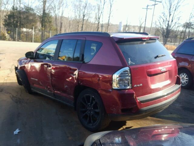 1C4NJDEB0DD236229 - 2013 JEEP COMPASS LA BURGUNDY photo 3