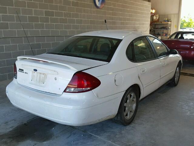 1FAFP56U16A153699 - 2006 FORD TAURUS SEL WHITE photo 4